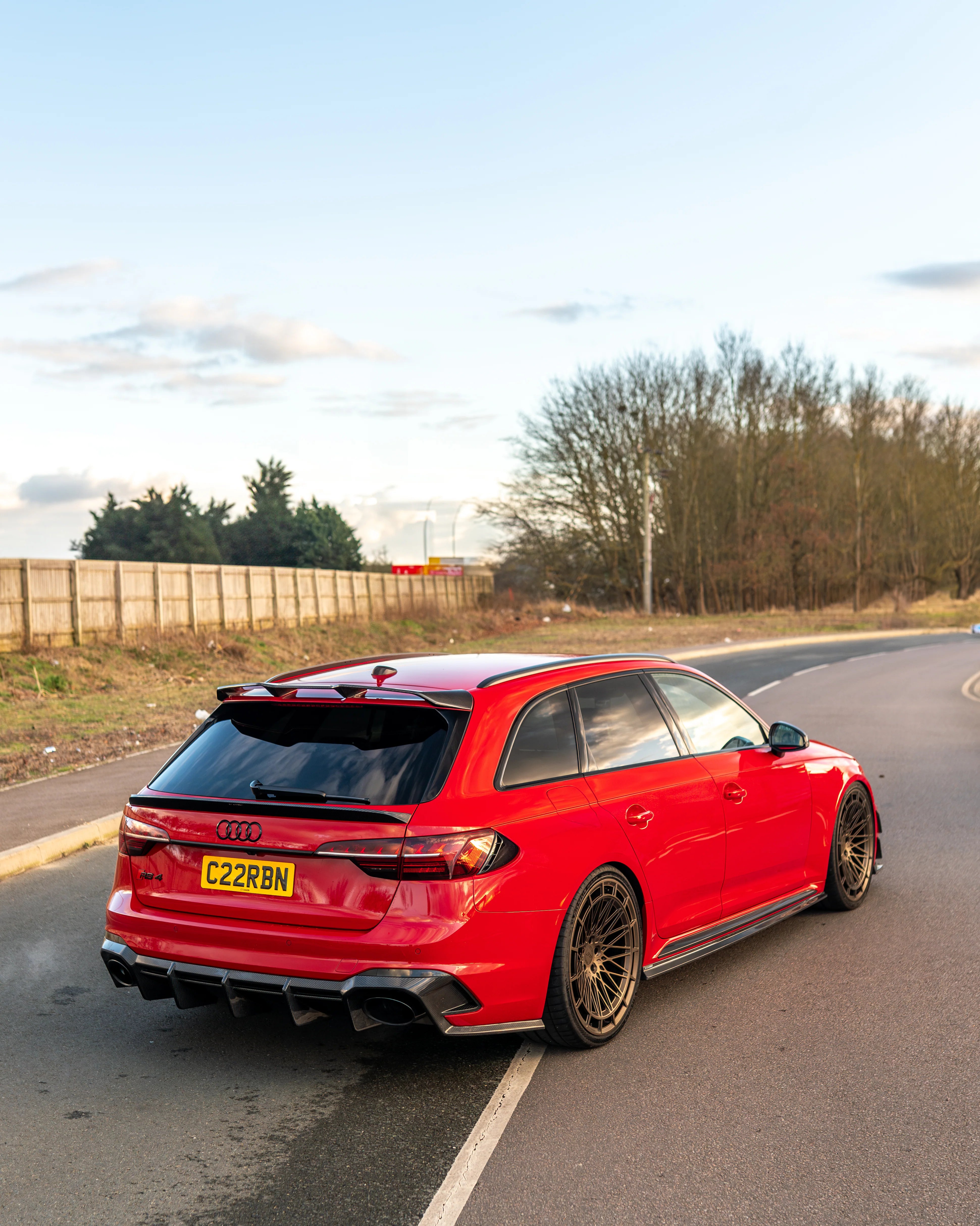 AUDI A4/S4/RS4 B9 & 9.5 CARBON FIBRE MIDDLE SPOILER - CT DESIGN