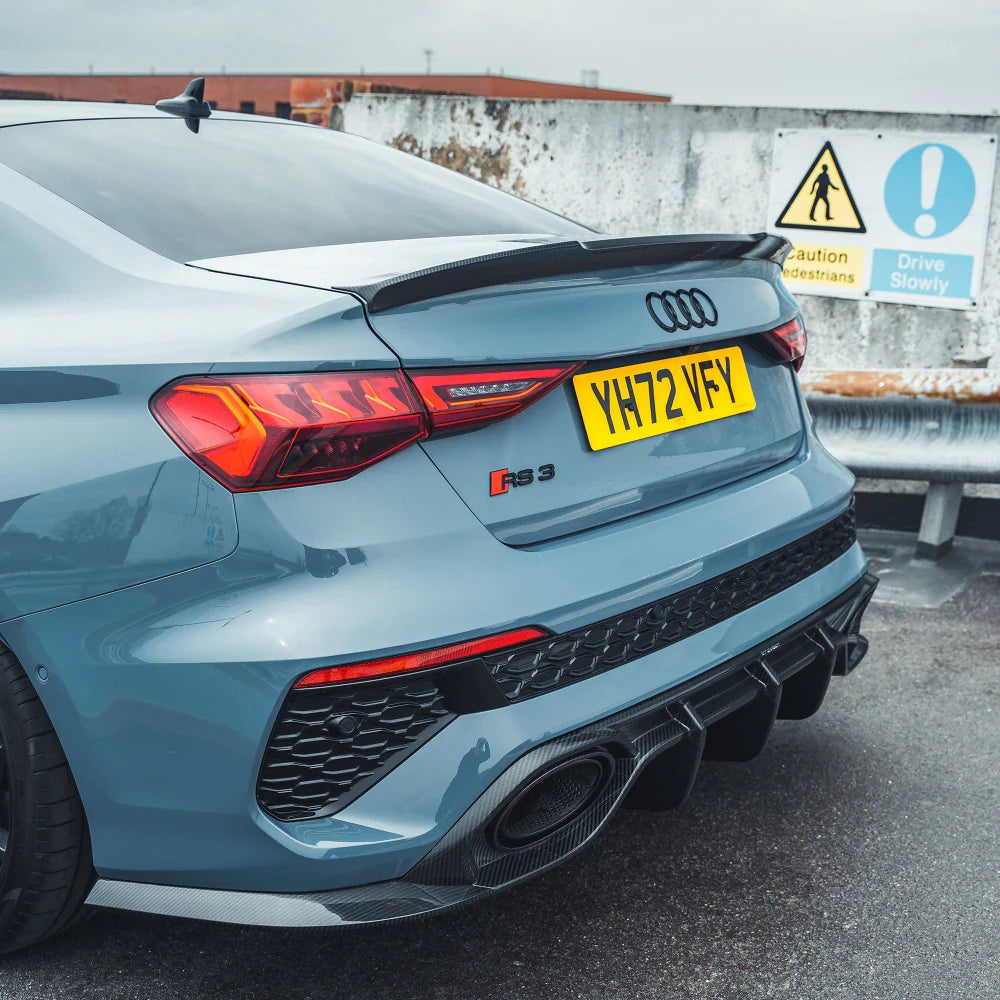 AUDI RS3 8Y 2022-2024 SALOON CARBON FIBRE DIFFUSER - CT DESIGN