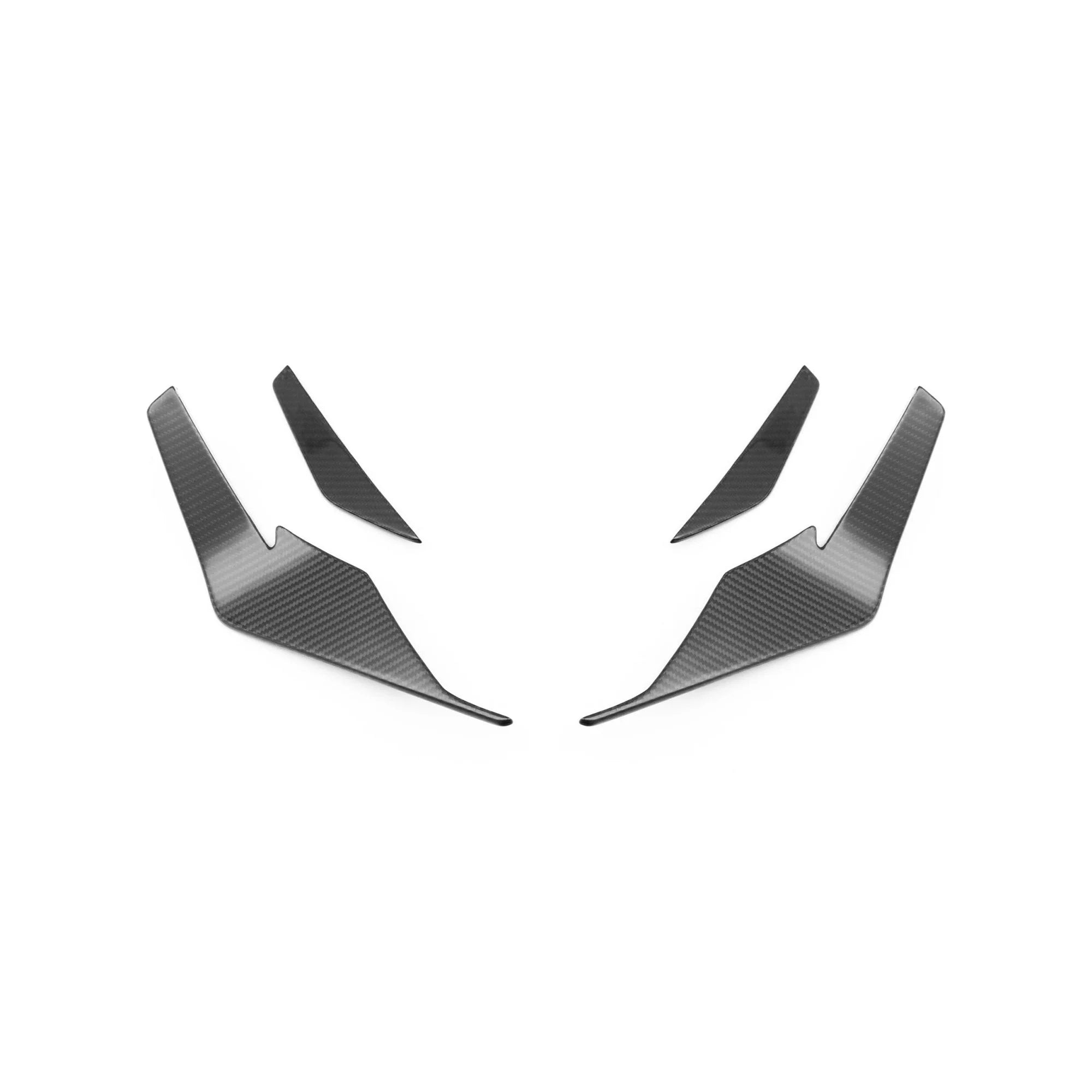 Audi R8 4S Facelift LCI Pre-Preg Carbon Fibre Front Bumper Canards by TRE (2021-2024)