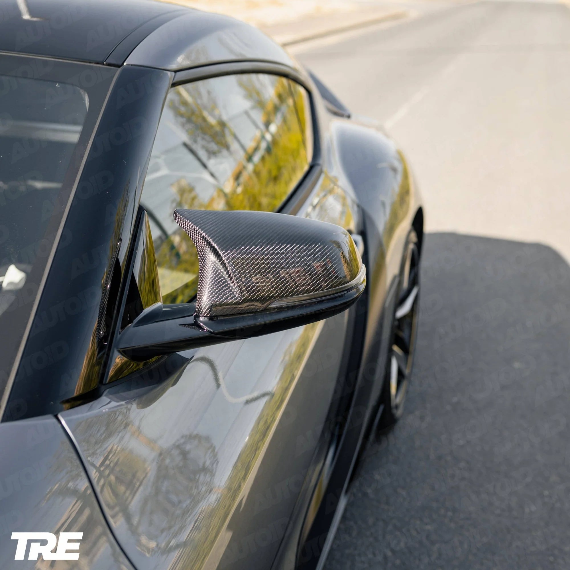 BMW 1 Series F40, 2 Series F44 & Toyota Supra Pre-Preg Carbon Fibre M Style Mirror Covers by TRE (2019+)