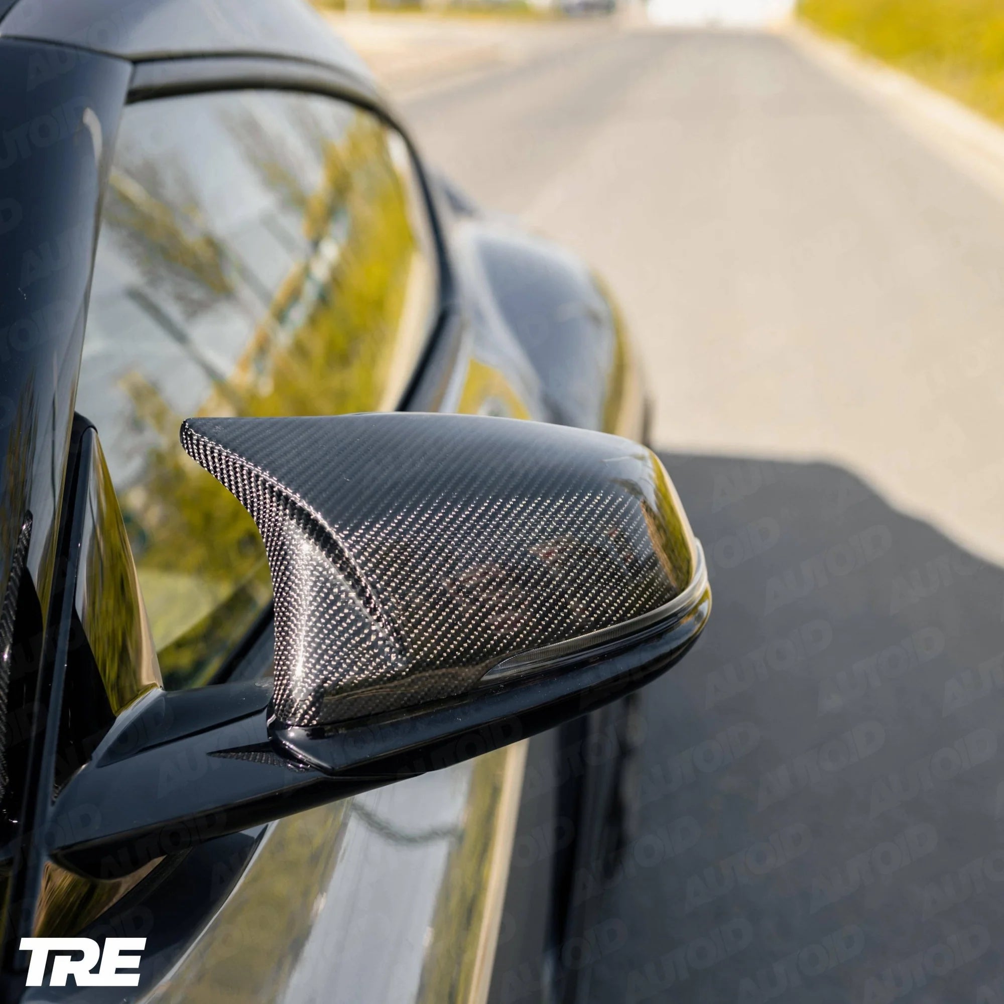 BMW 1 Series F40, 2 Series F44 & Toyota Supra Pre-Preg Carbon Fibre M Style Mirror Covers by TRE (2019+)