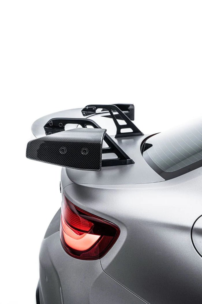 BMW 2 SERIES F22 & M2 F87 PRE-PREG CARBON FIBRE SWAN NECK AT-R1 REAR WING BY ADRO (2014-2021)