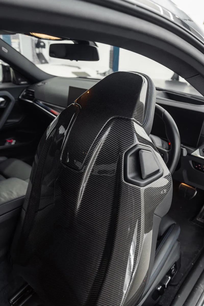 BMW 2 Series G42, M4 G82, M2 G87 Pre-Preg Carbon Fibre Full Seat Back Covers by TRE (2018+)