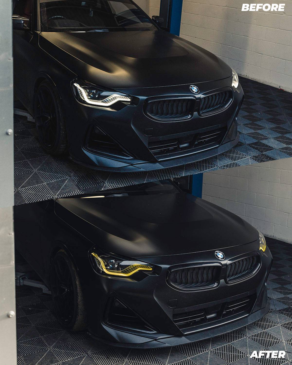 BMW 2 Series, M240i G42 & M2 G87 CSL Yellow DRL Module Set (2021+)