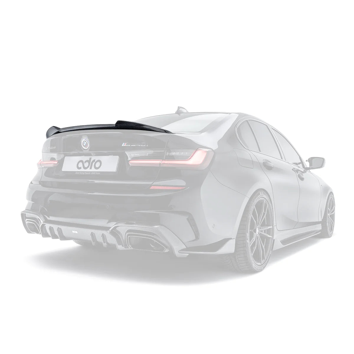 BMW 3 SERIES, M340I G20 & M3 G80 PRE-PREG CARBON FIBRE REAR SPOILER BY ADRO (2018+)