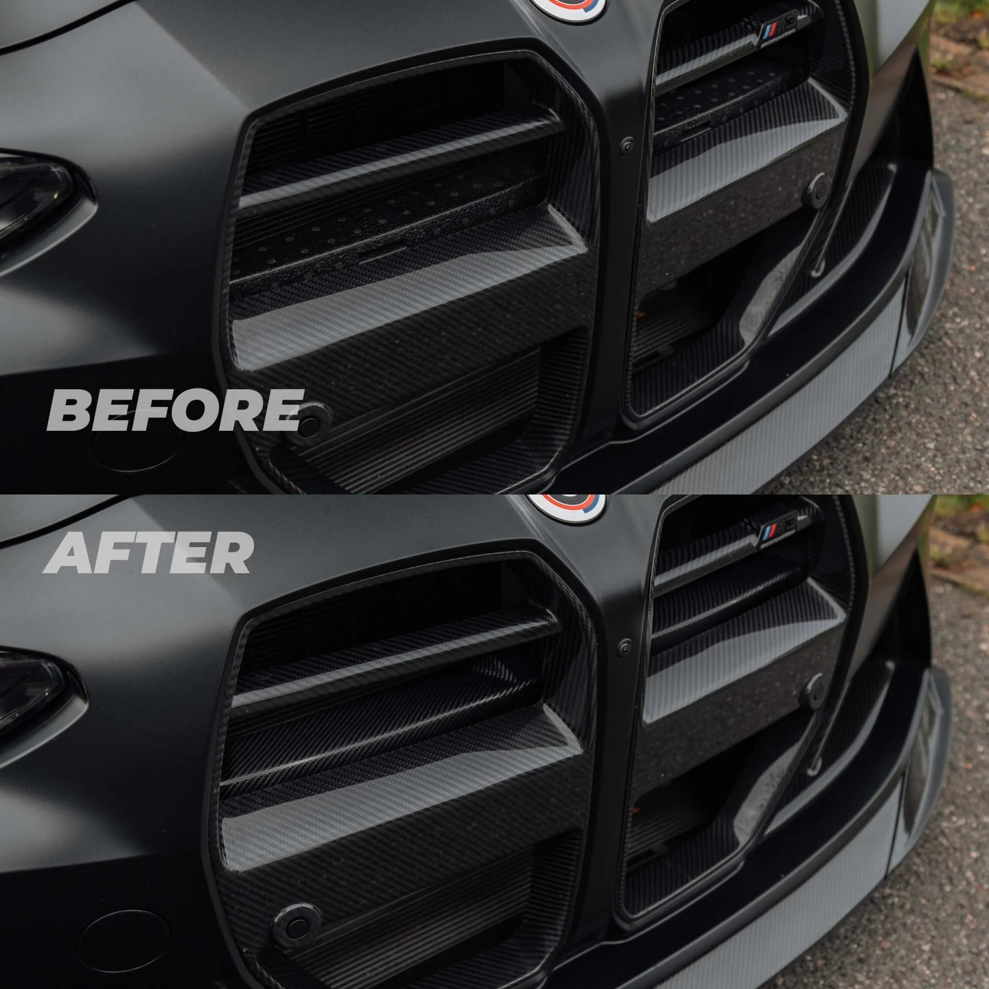 BMW G80 G81 M3 & G82 G83 M4 Pre-Preg Carbon Fibre Foam Crash Bar Cover by TRE (2021+)