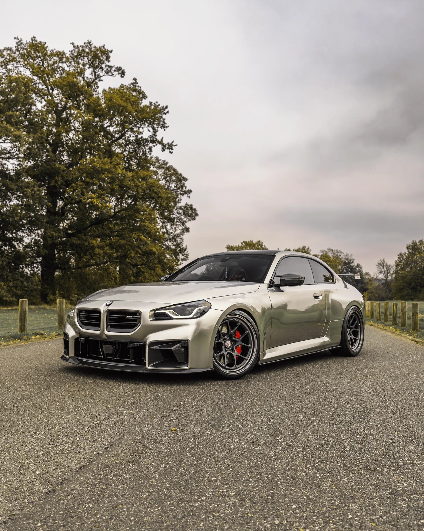 BMW G87 M2 TR87 Carbon Fibre Flat Side Skirts by TRE (2023+)