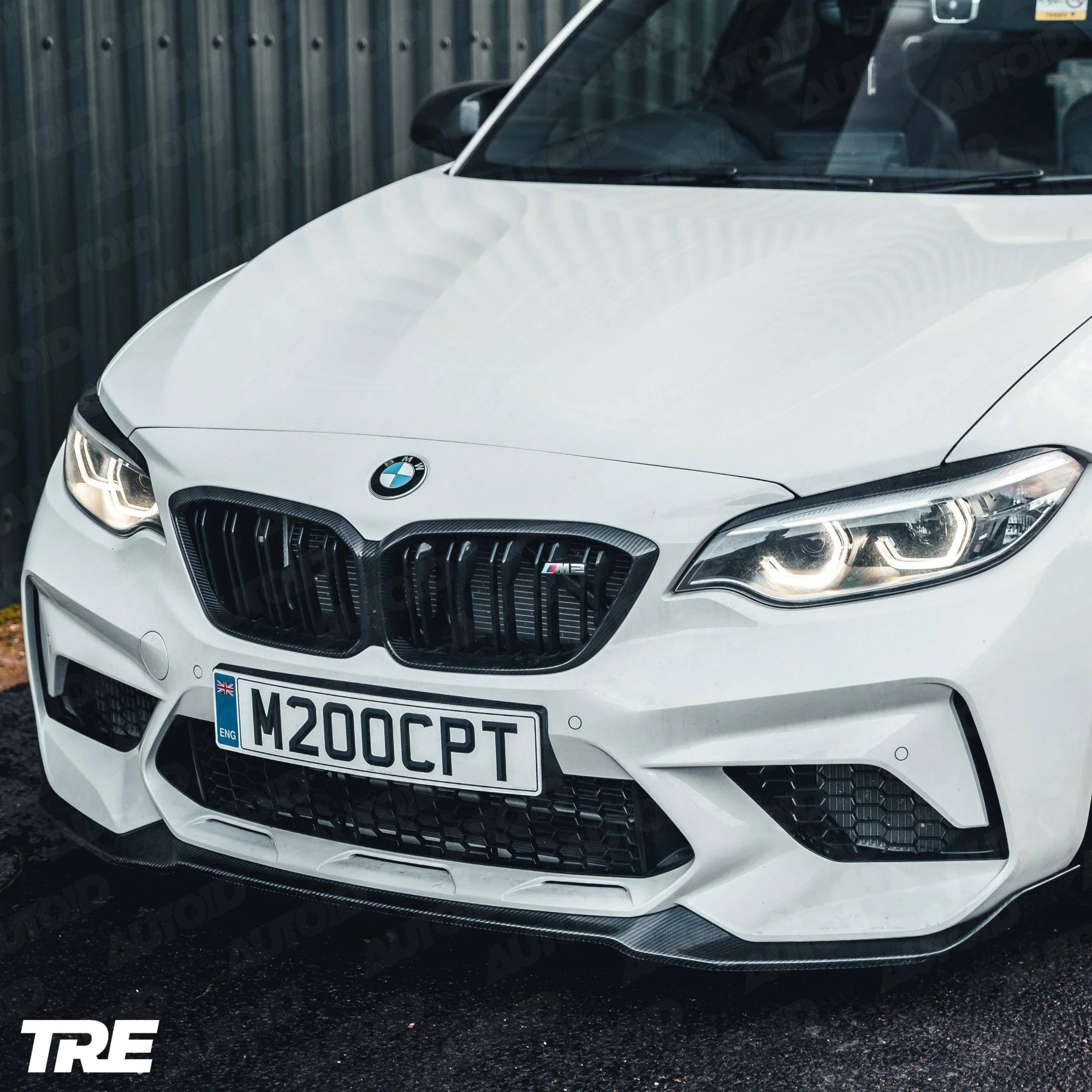 BMW M2 Competition F87 Pre-preg Carbon Fibre CS Front Splitter by TRE (2018-2021)