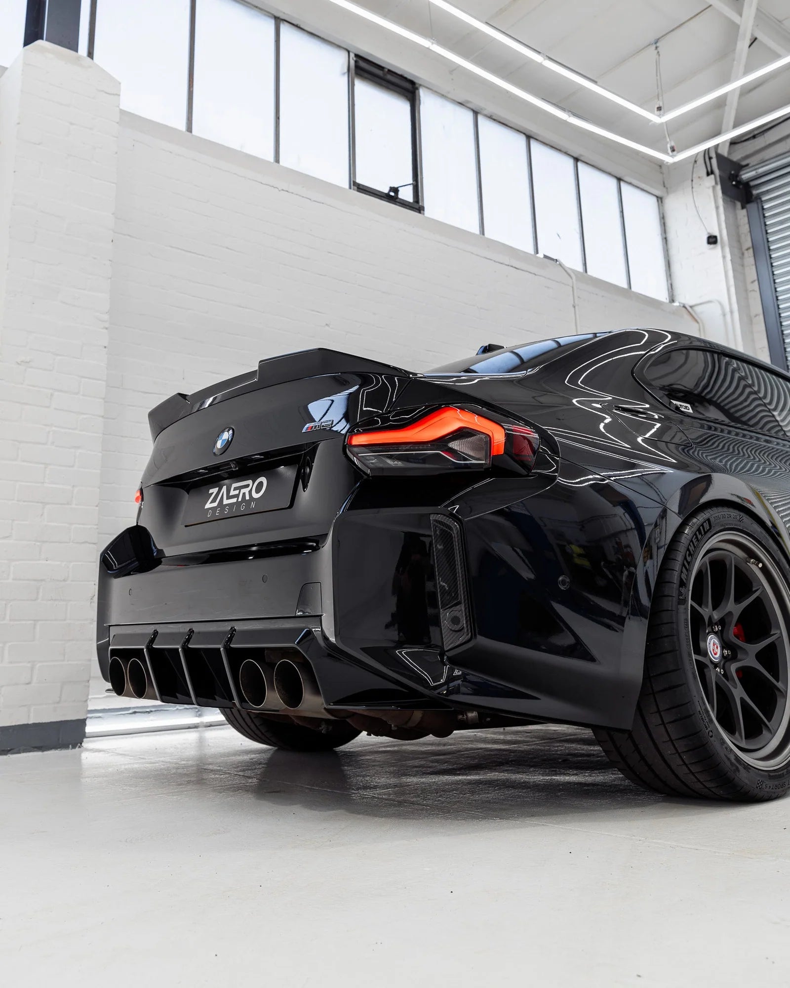BMW M2 G87 EVO-S GLOSS BLACK REAR DIFFUSER BY ZAERO (2023+)