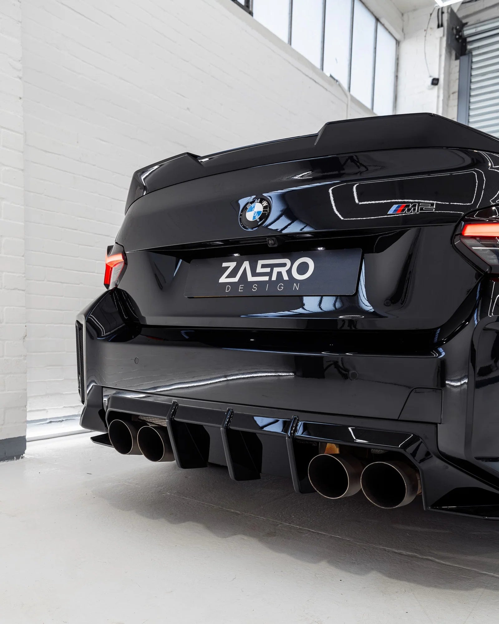 BMW M2 G87 EVO-S GLOSS BLACK REAR DIFFUSER BY ZAERO (2023+)