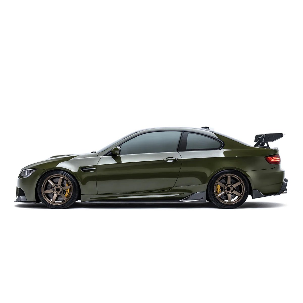 BMW M3 E92 PRE-PREG CARBON FIBRE SWAN NECK AT-R1 REAR WING BY ADRO