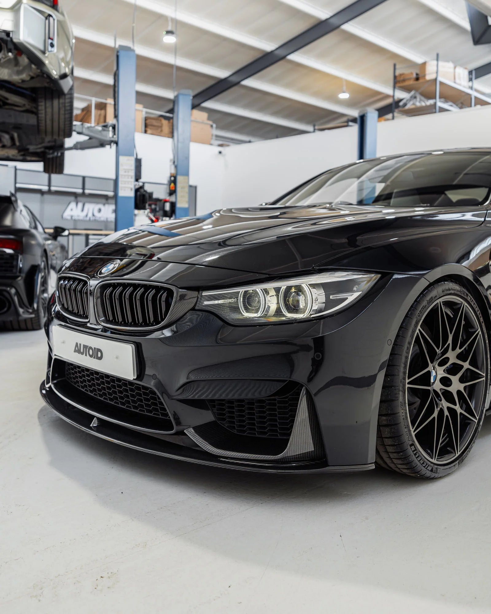 BMW M3 F80 & M4 F82 Pre-Preg Carbon Fibre Front Splitter by TRE (2014-2020)