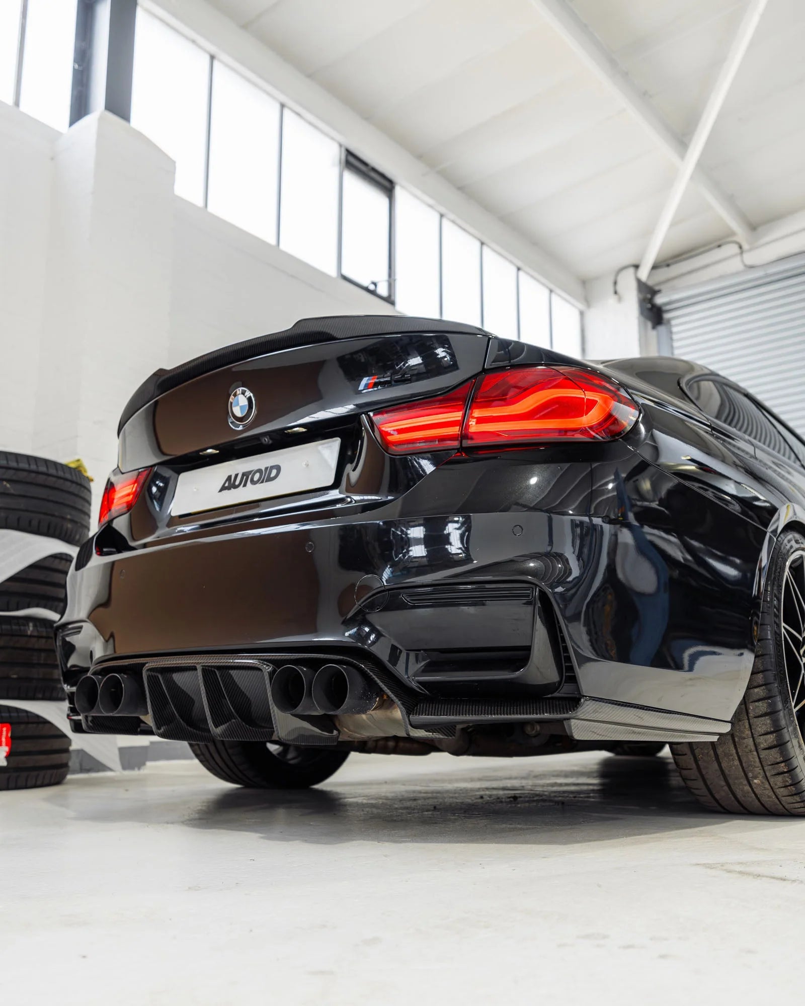 BMW M3 F80 & M4 F82 Pre-Preg Carbon Fibre GT Rear Diffuser Set by TRE (2014-2020)