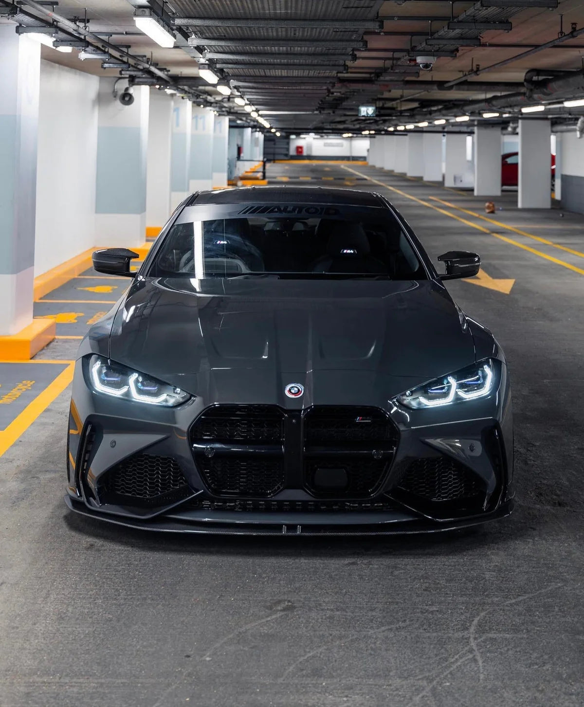 BMW M3 G80 G81 & M4 G82 G83 CARBON FIBRE SPLITTER FOR FRONT BUMPER BY ADRO (2021+)