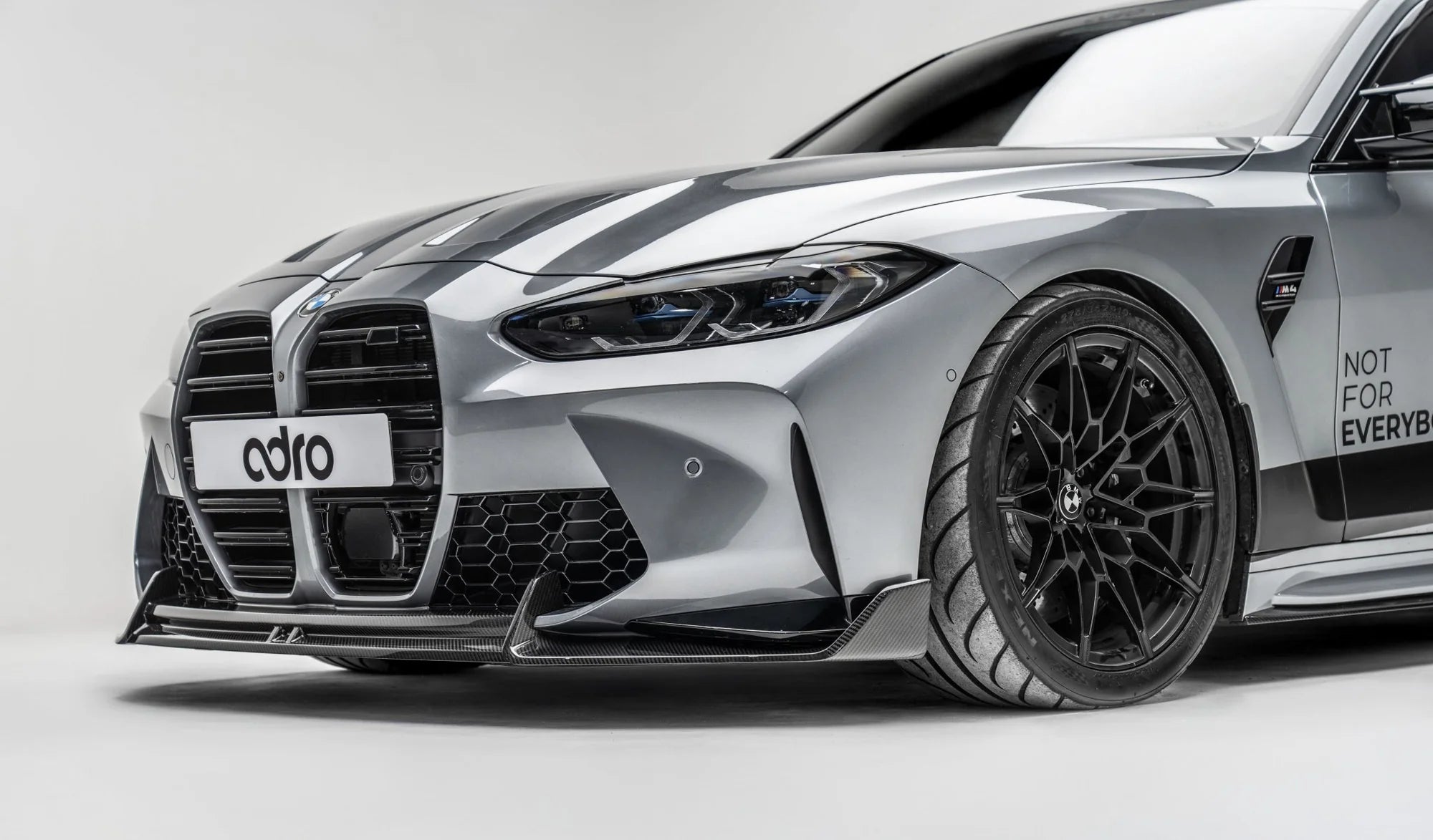 BMW M3 G80 G81 & M4 G82 G83 DRY CARBON FIBRE FRONT SPLITTER BY ADRO (2021+)