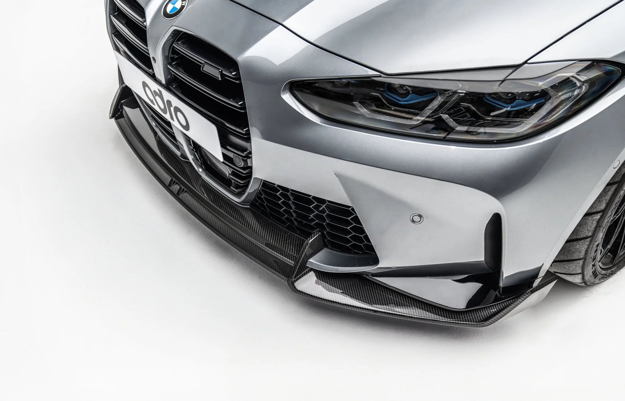 BMW M3 G80 G81 & M4 G82 G83 DRY CARBON FIBRE FRONT SPLITTER BY ADRO (2021+)