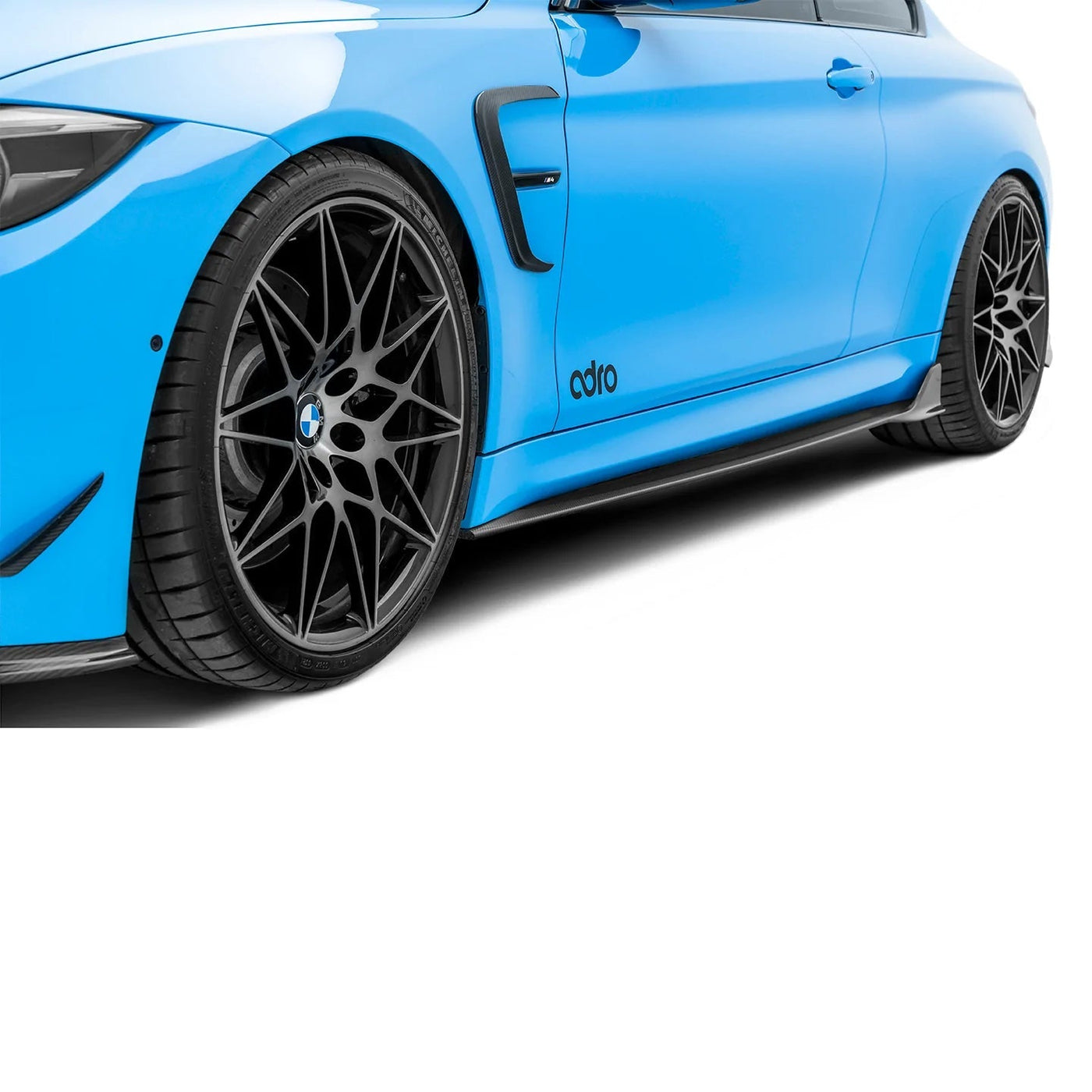BMW M4 F82 F83 PRE-PREG CARBON FIBRE SIDE SKIRTS BY ADRO (2014-2020)