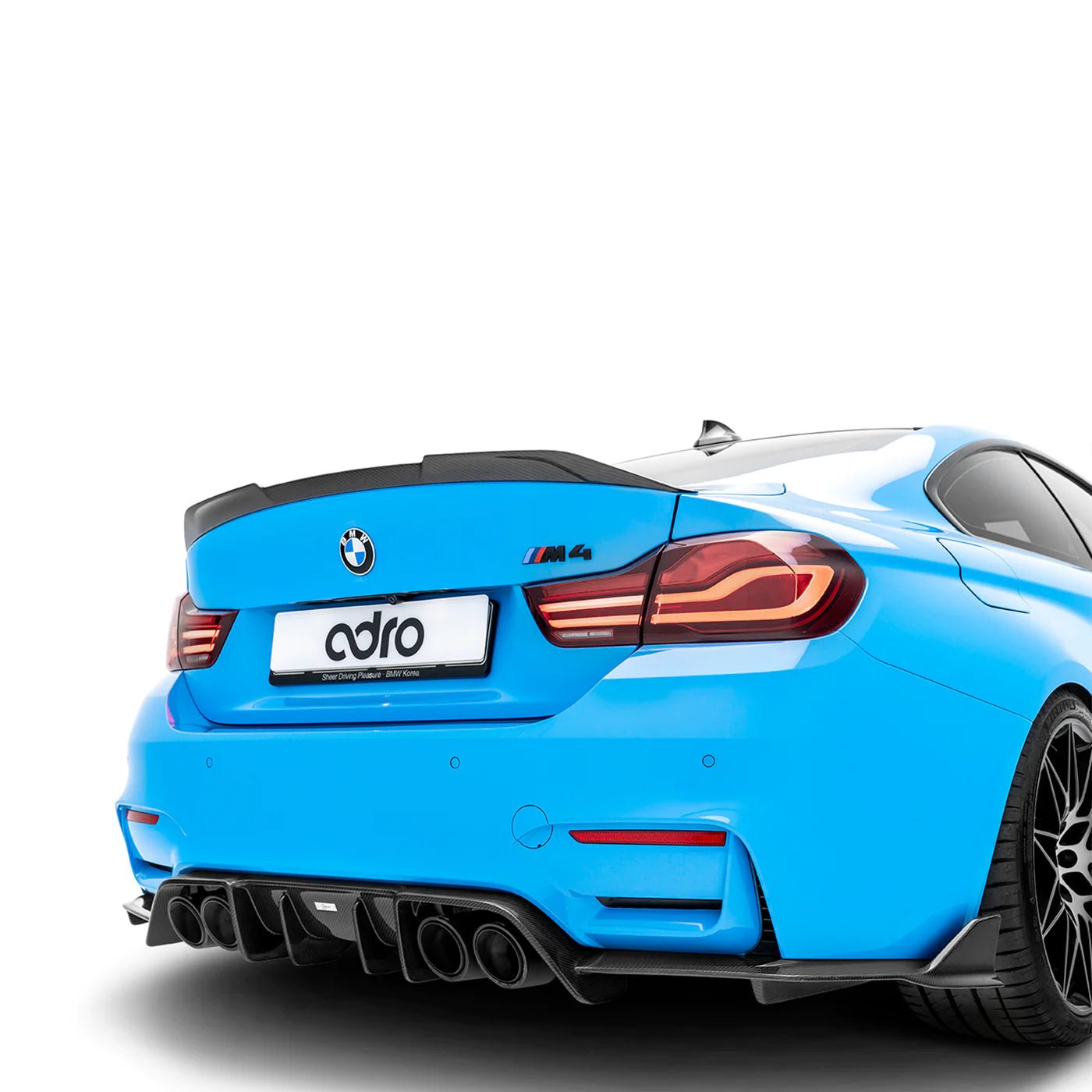 BMW M4 F82 PRE-PREG CARBON FIBRE REAR TRUNK SPOILER BY ADRO (2014-2020)