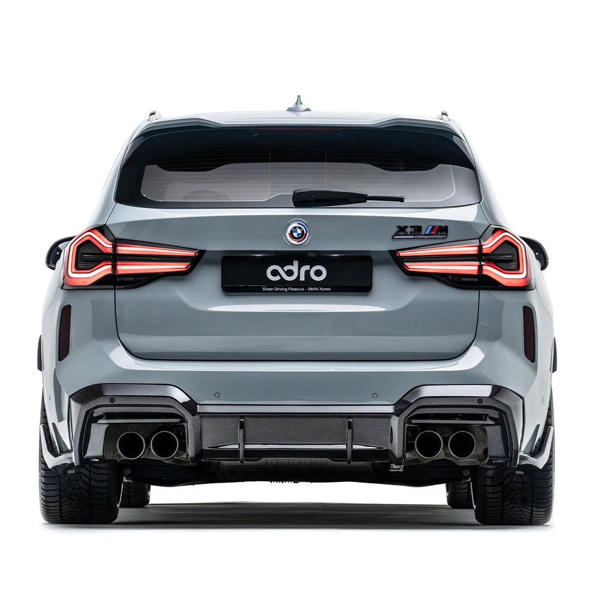 BMW X3M LCI F97 PRE-PREG CARBON FIBRE REAR DIFFUSER BY ADRO (2022+)