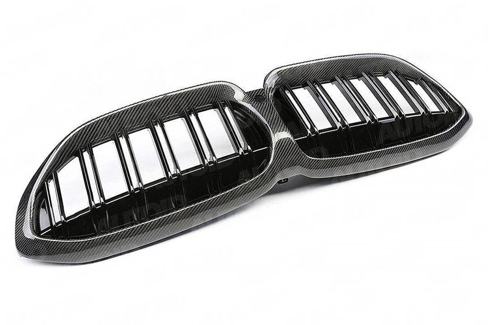 Carbon Fibre Double Slat Kidney Grilles for BMW 3 Series Pre-LCI (2019-2023, G20 G21)