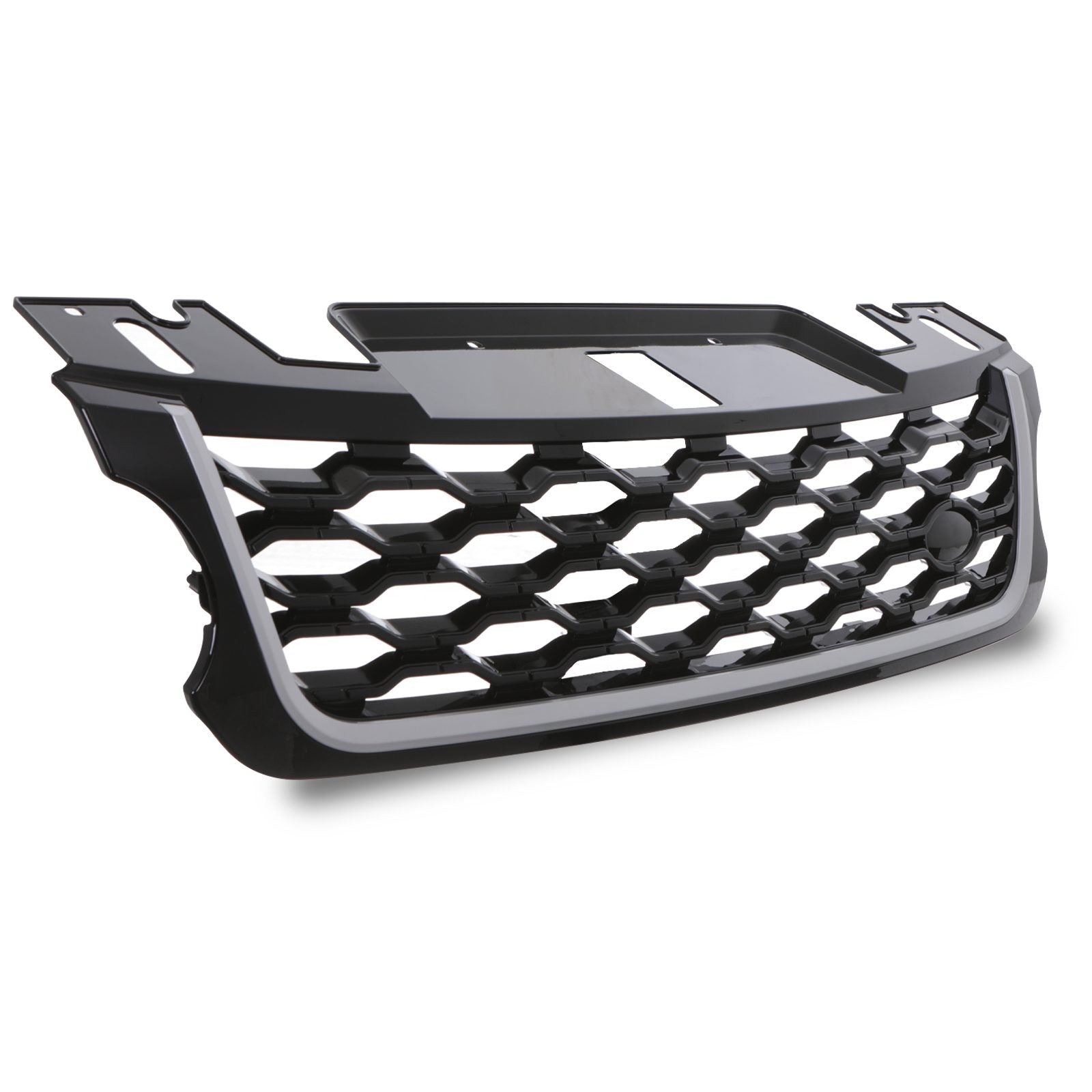 Predator 4x4 Black & Silver Facelift Upgrade Front Grille To Fit Range Rover Sport 14-17