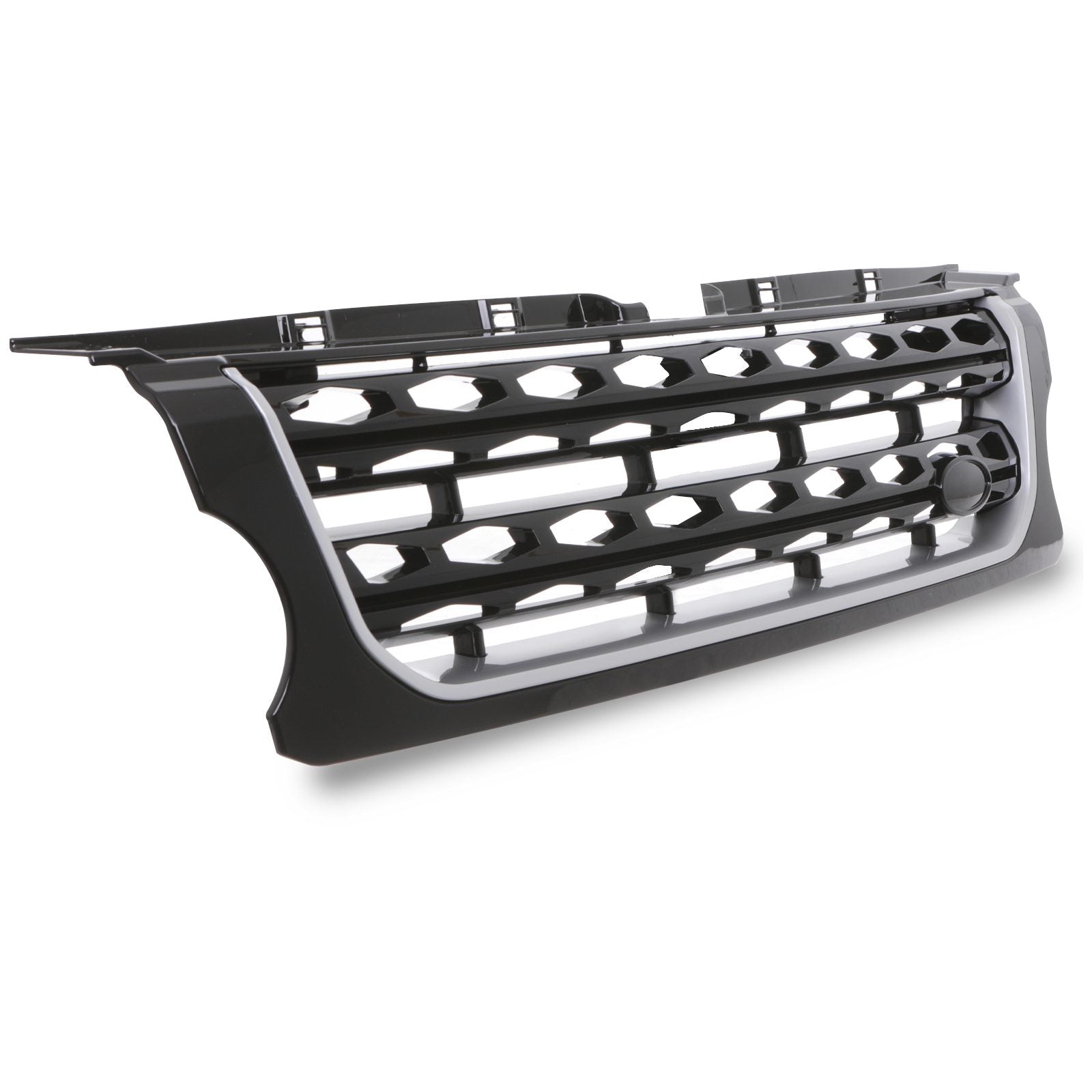 Predator 4x4 Facelift Black & Silver Grille To Fit Land Rover Discovery 4 14-17