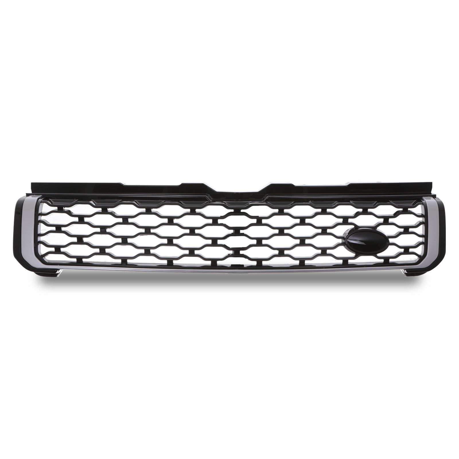 Predator 4x4 Black & Silver Dynamic Look Front Grille To Fit Range Rover Evoque L551 19+