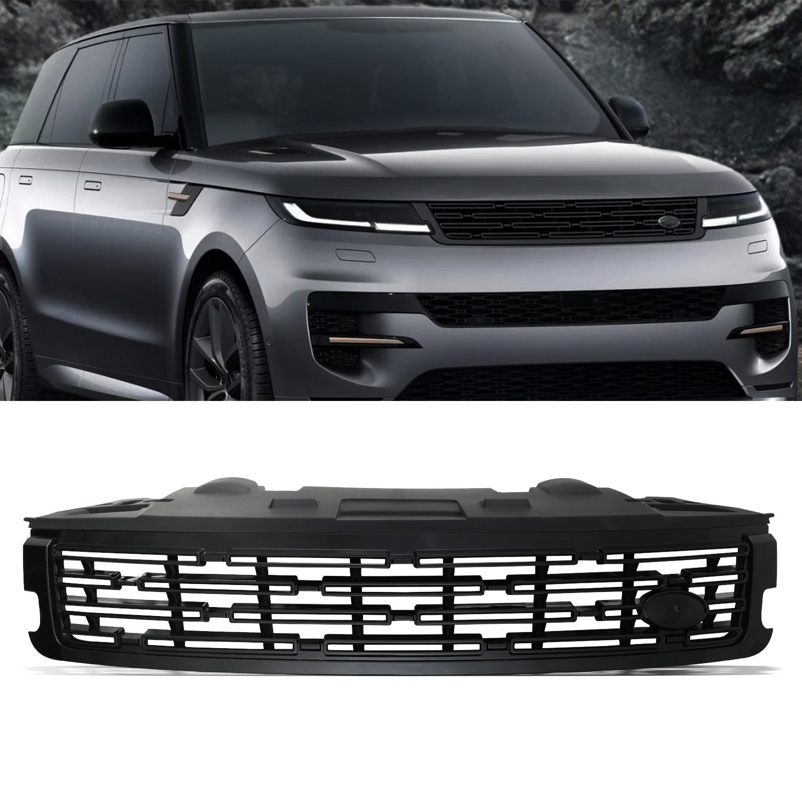 Predator 4x4 Black Grille To Fit Range Rover Sport L461 2022+