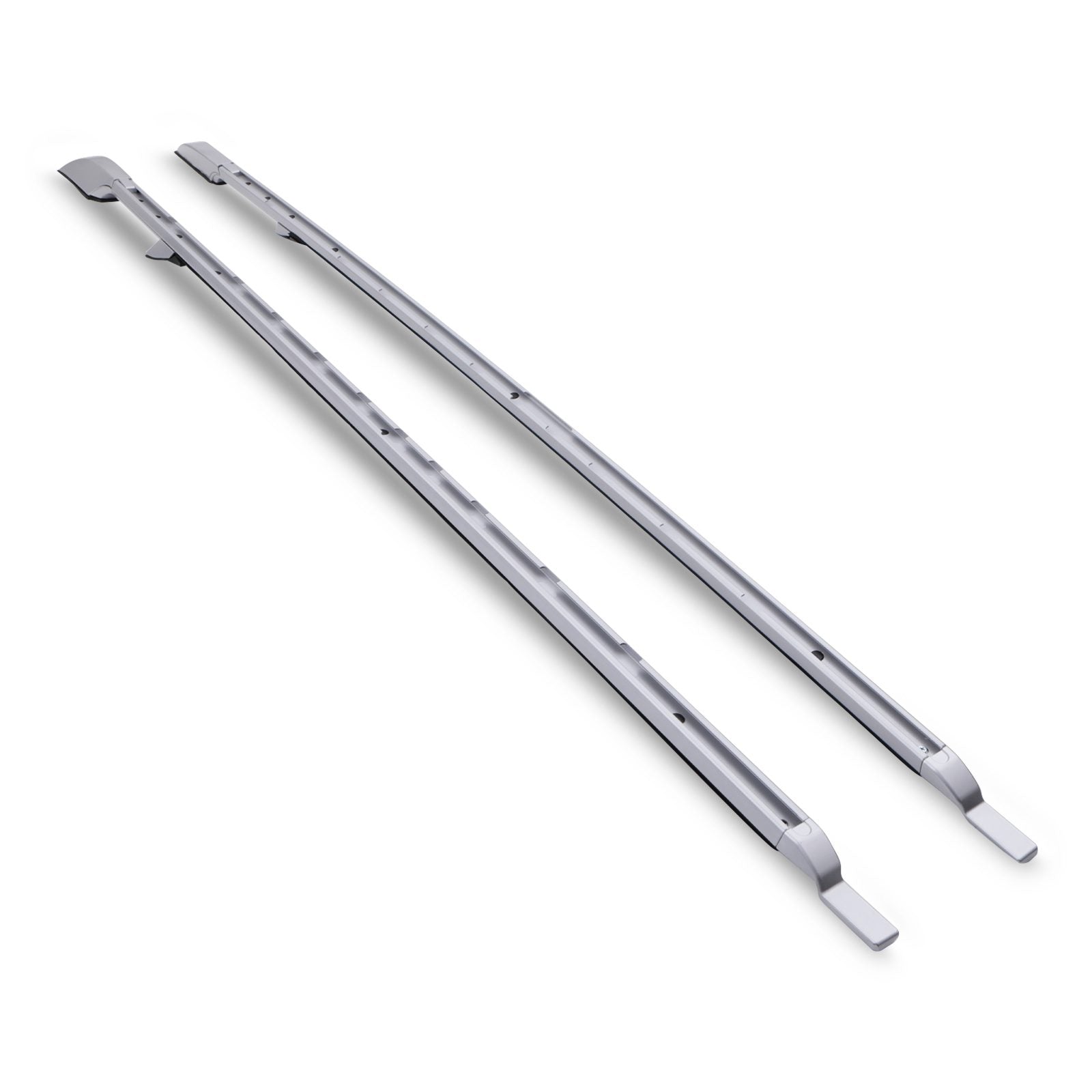 Predator 4x4 Full Length Silver Extended Roof Rails To Fit Land Rover Discovery 3 / 4 L319 05-16