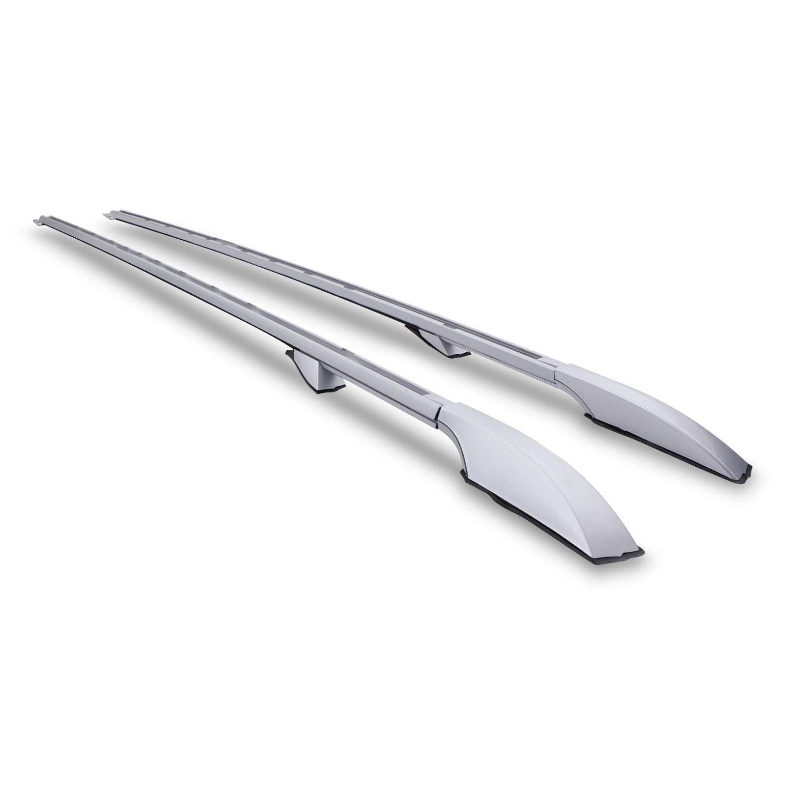 Predator 4x4 Full Length Silver Extended Roof Rails To Fit Land Rover Discovery 3 / 4 L319 05-16