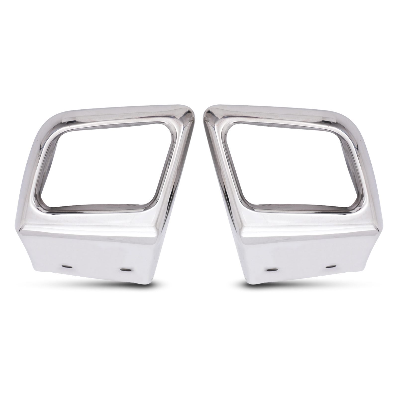 Predator 4x4 Chrome Exhaust Bumper Tail Pipe Trims To Fit Range Rover Evoque L538 10-17