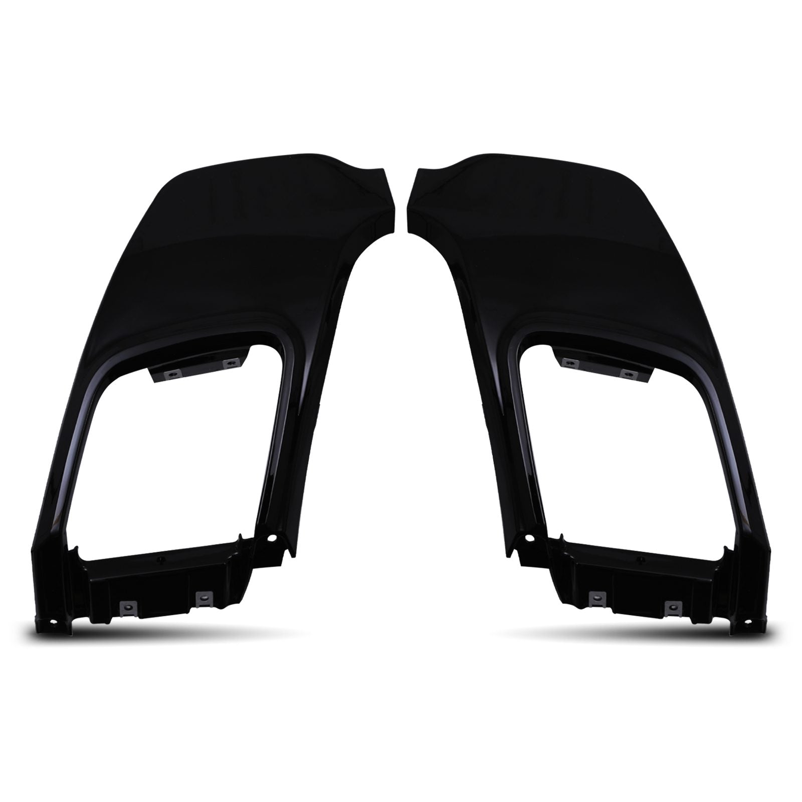 Predator 4x4 Black Exhaust Rear Bumper Surrounds To Fit Range Rover Evoque L538 10-17