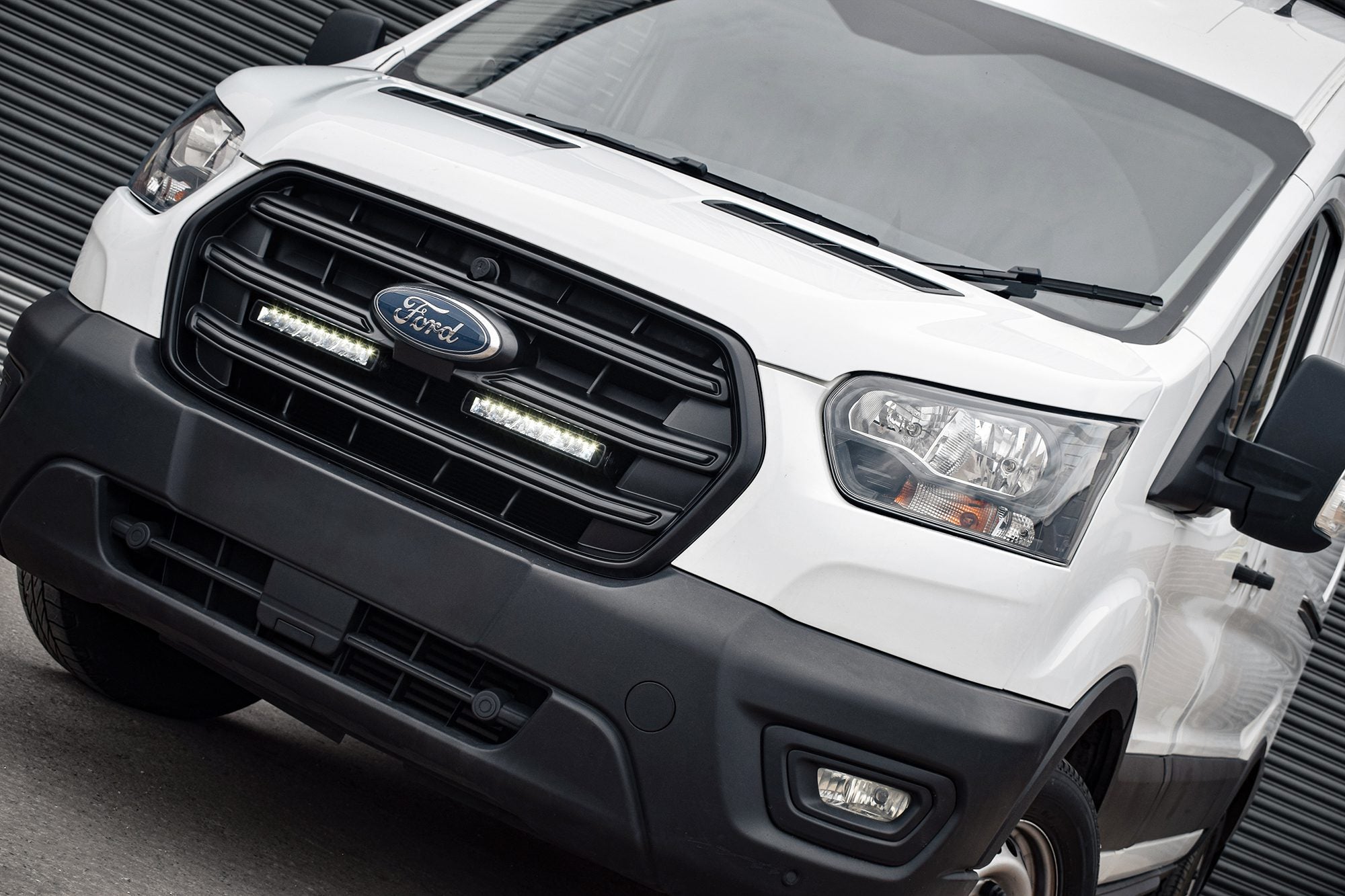 Stealth Ford Transit 2020+ Twin 10" Luminous LED Integration Grille Kit - 7,560 Lumens