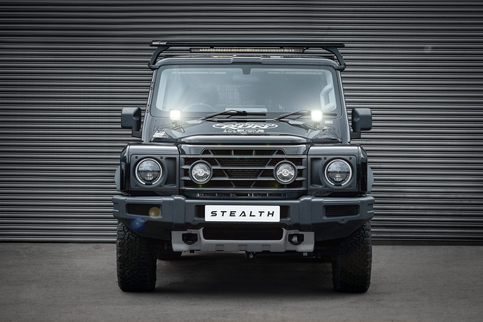 Stealth INEOS Grenadier 2023+ Twin 4" Dark Force LED Bonnet Kit - 16,800 Lumens