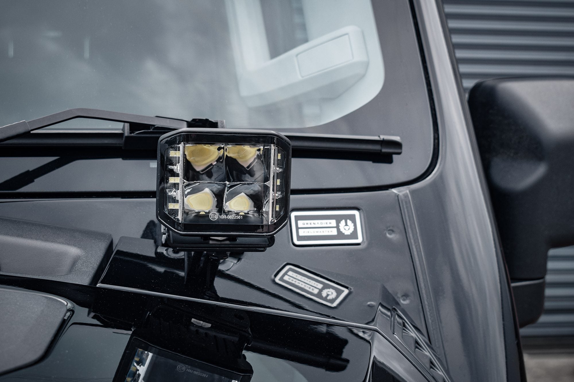 Stealth INEOS Grenadier 2023+ Twin 4" Dark Force LED Bonnet Kit - 16,800 Lumens