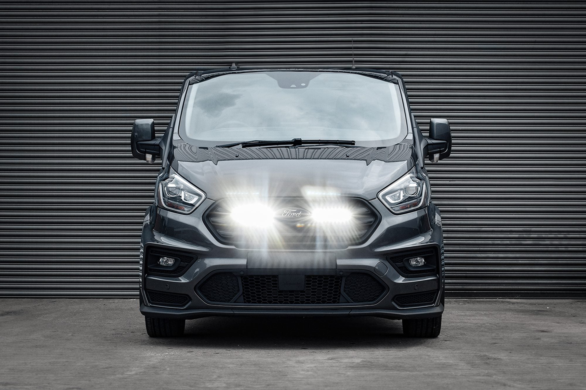 Stealth Ford Transit MSRT 2018-2022 Twin 10" Luminous LED Integration Grille Kit - 7,560 Lumens