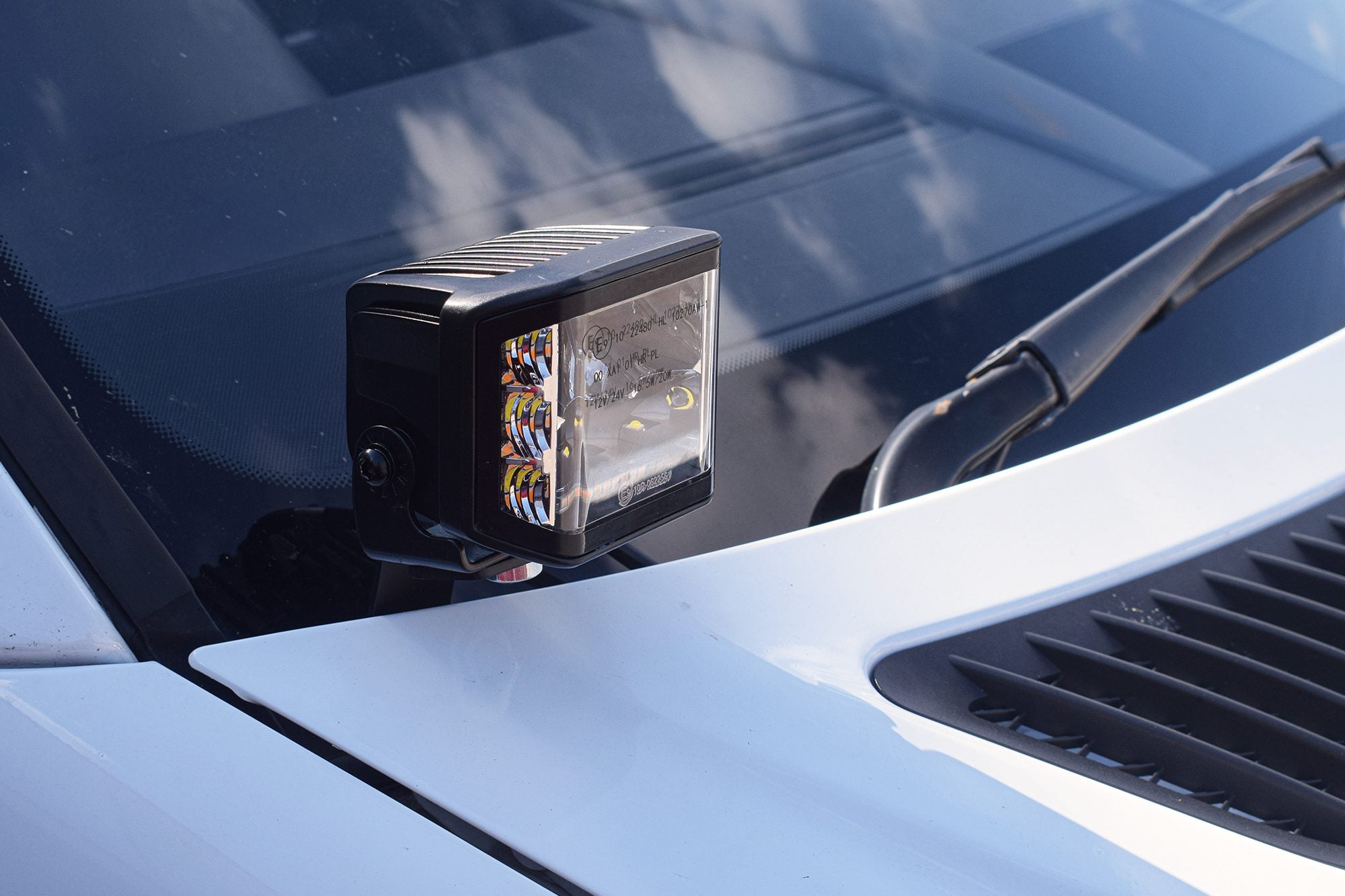 Stealth Mercedes Sprinter 2019+ Twin 4" Dark Force LED Bonnet Kit - 16,800 Lumens