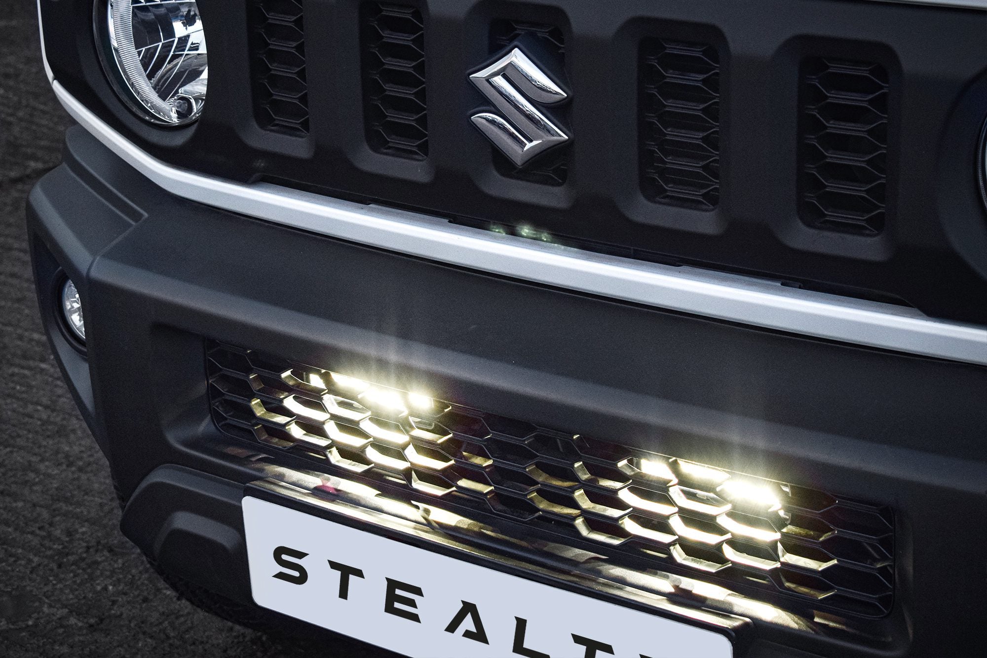 Stealth Suzuki Jimny 2018+ Twin 6" Luminous LED Integration Grille Kit - 5,760 Lumens