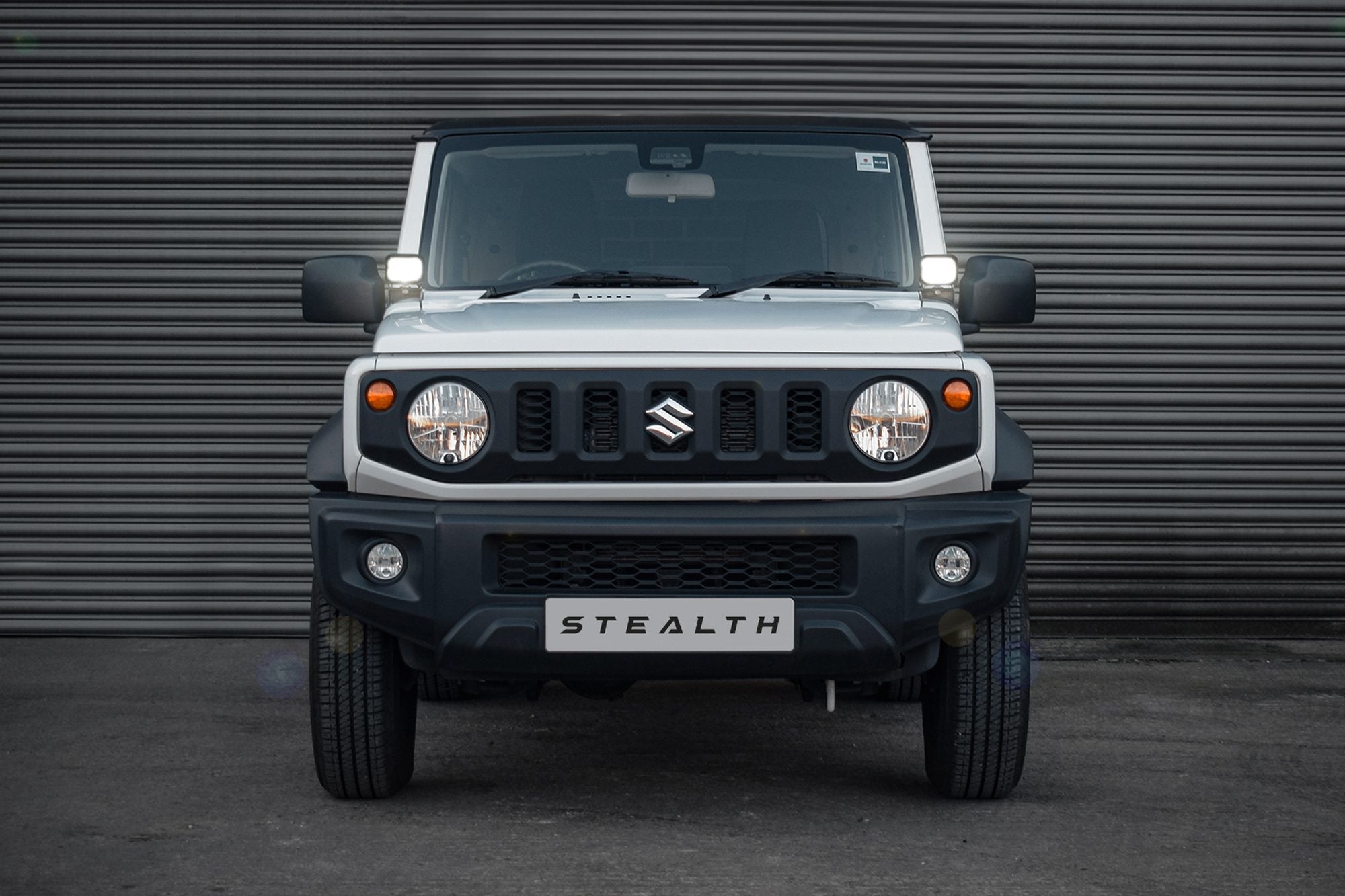 Stealth Suzuki Jimny 2018+ Twin 4" Dark Force LED Bonnet Kit - 16,800 Lumens