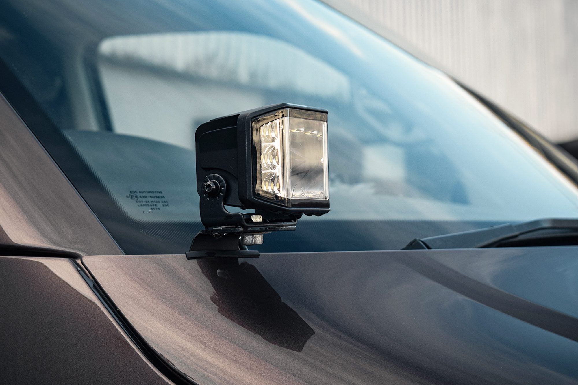 Stealth VW Transporter T5.1 2009-2015 Twin 4" Dark Force LED Bonnet Kit - 16,800 Lumens