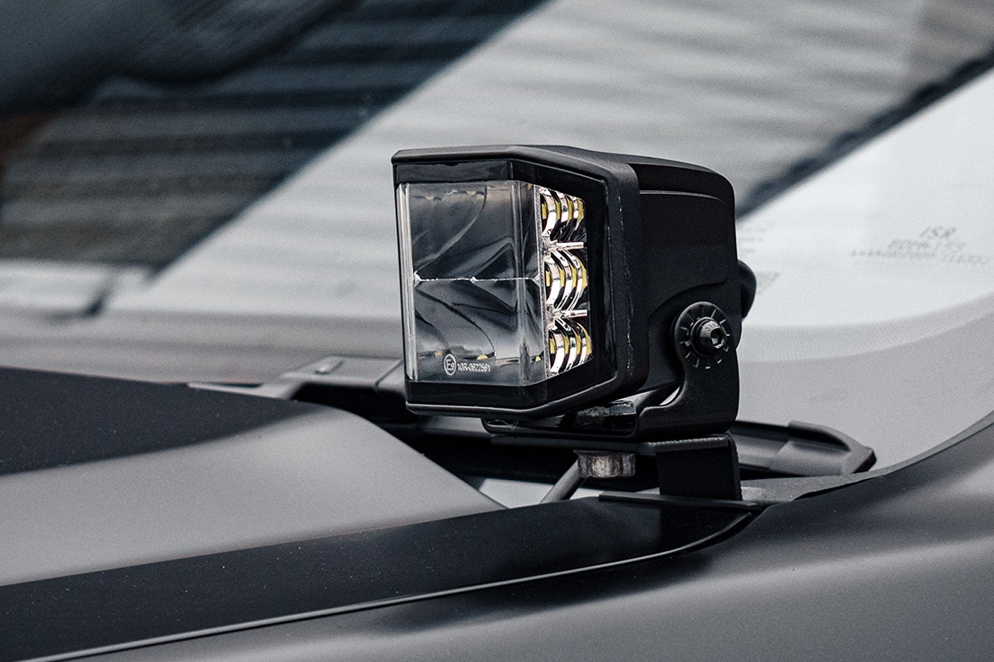 Stealth Ford Ranger T9 2023+ Twin 4" Dark Force LED Bonnet Kit - 16,800 Lumens