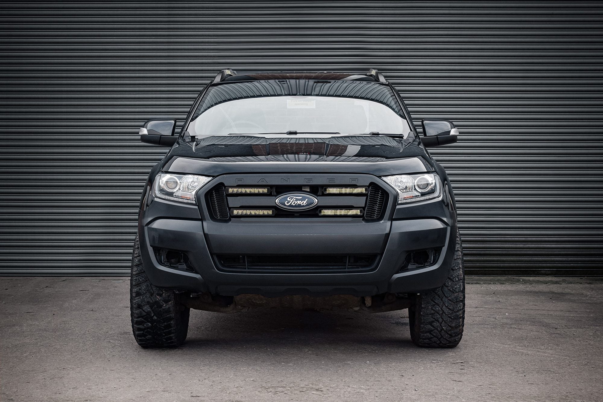 Stealth Ford Ranger T7 2015-2018 Quad 10" Luminous LED Integration Grille Kit - 15,120 Lumens