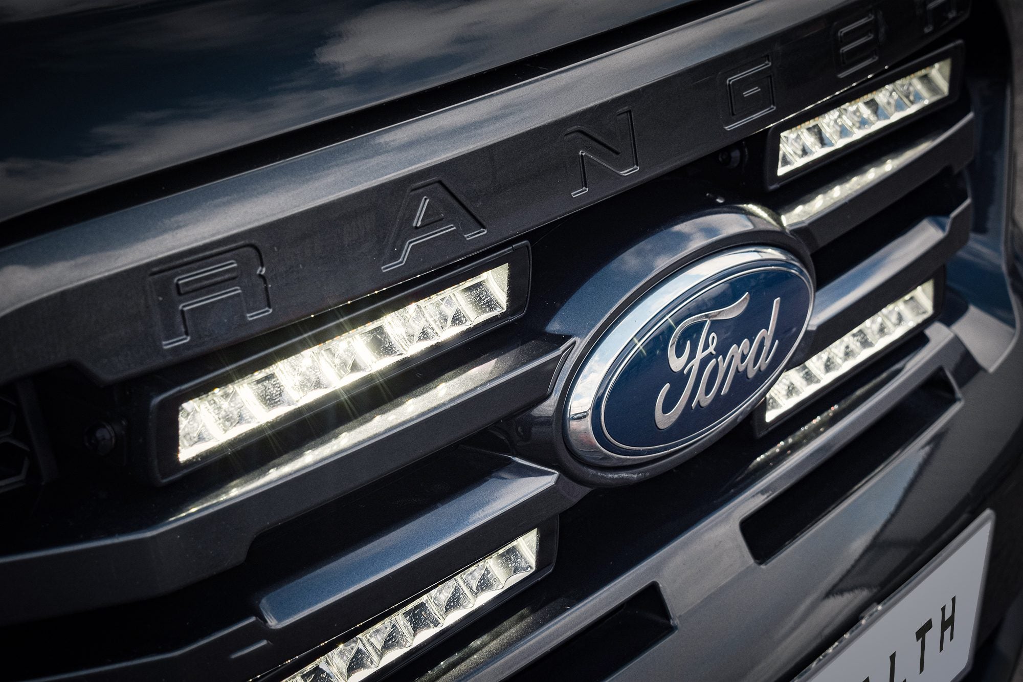 Stealth Ford Ranger T8 2018-2022 Quad 10" Luminous LED Integration Grille Kit - 15,120 Lumens