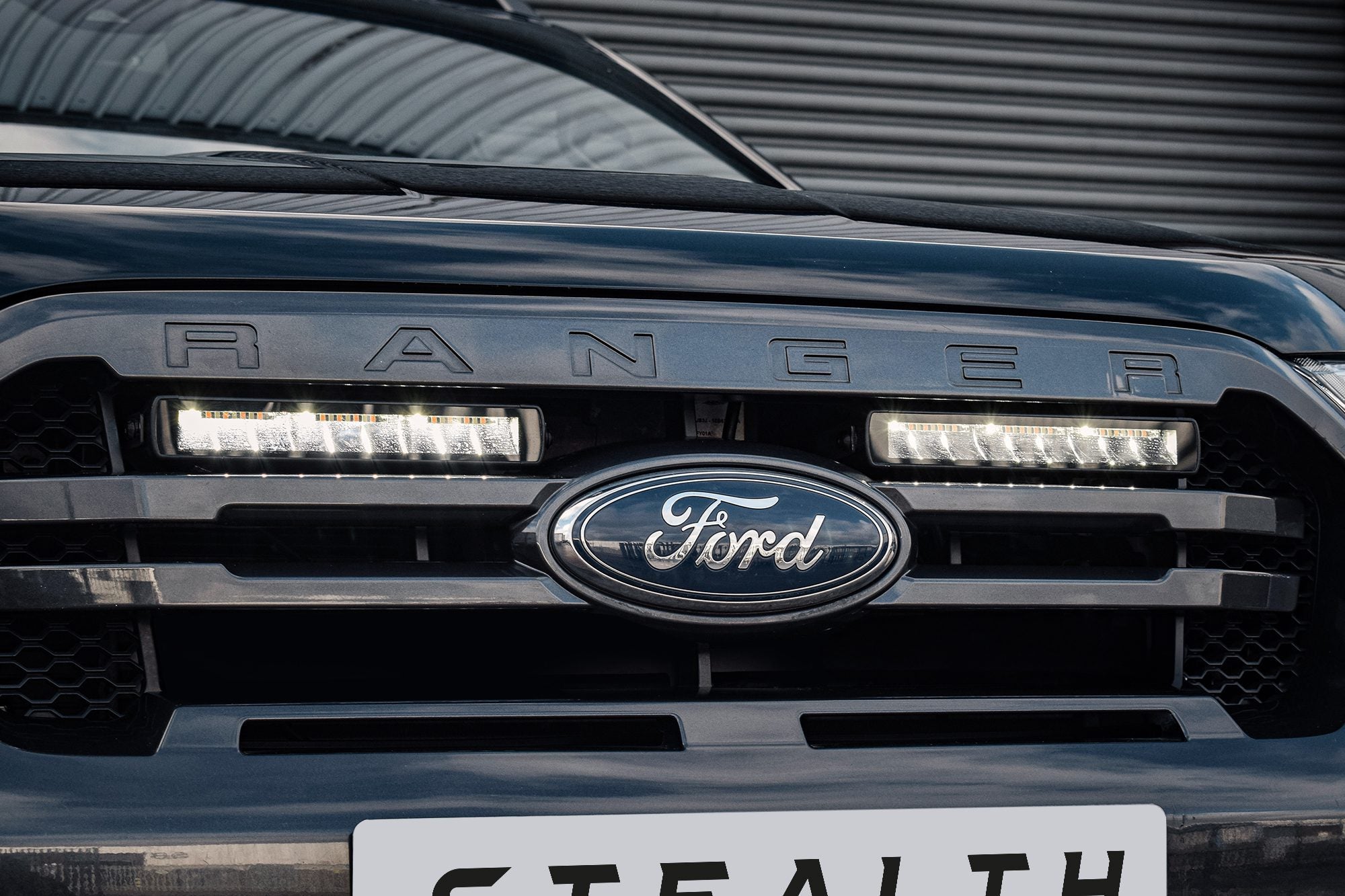 Stealth Ford Ranger T8 2018-2022 Twin 10" Luminous LED Integration Grille Kit - 7,560 Lumens