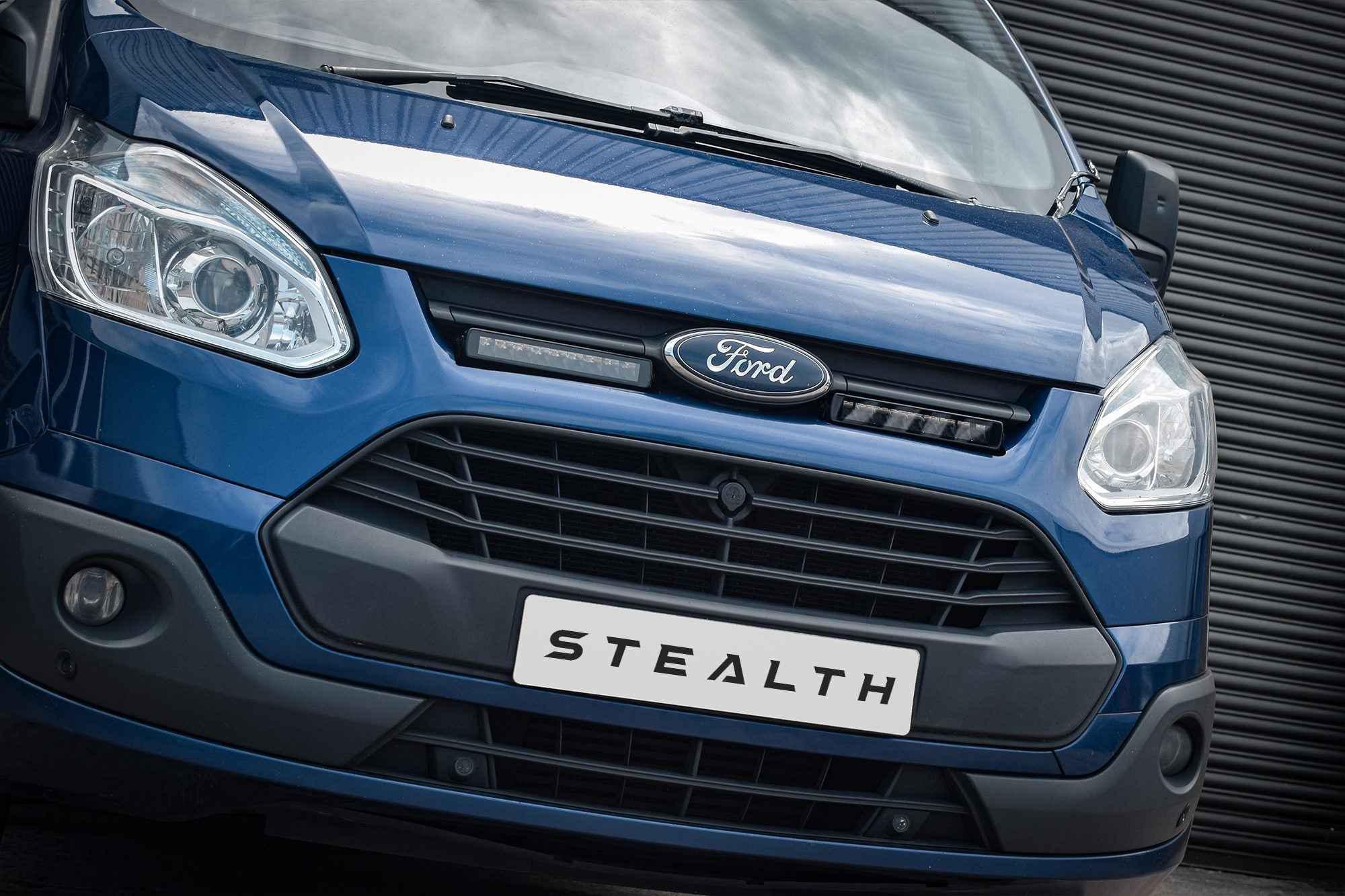 Stealth Ford Transit Custom 2013-2018 Twin 10" Luminous LED Integration Grille Kit - 7,560 Lumens