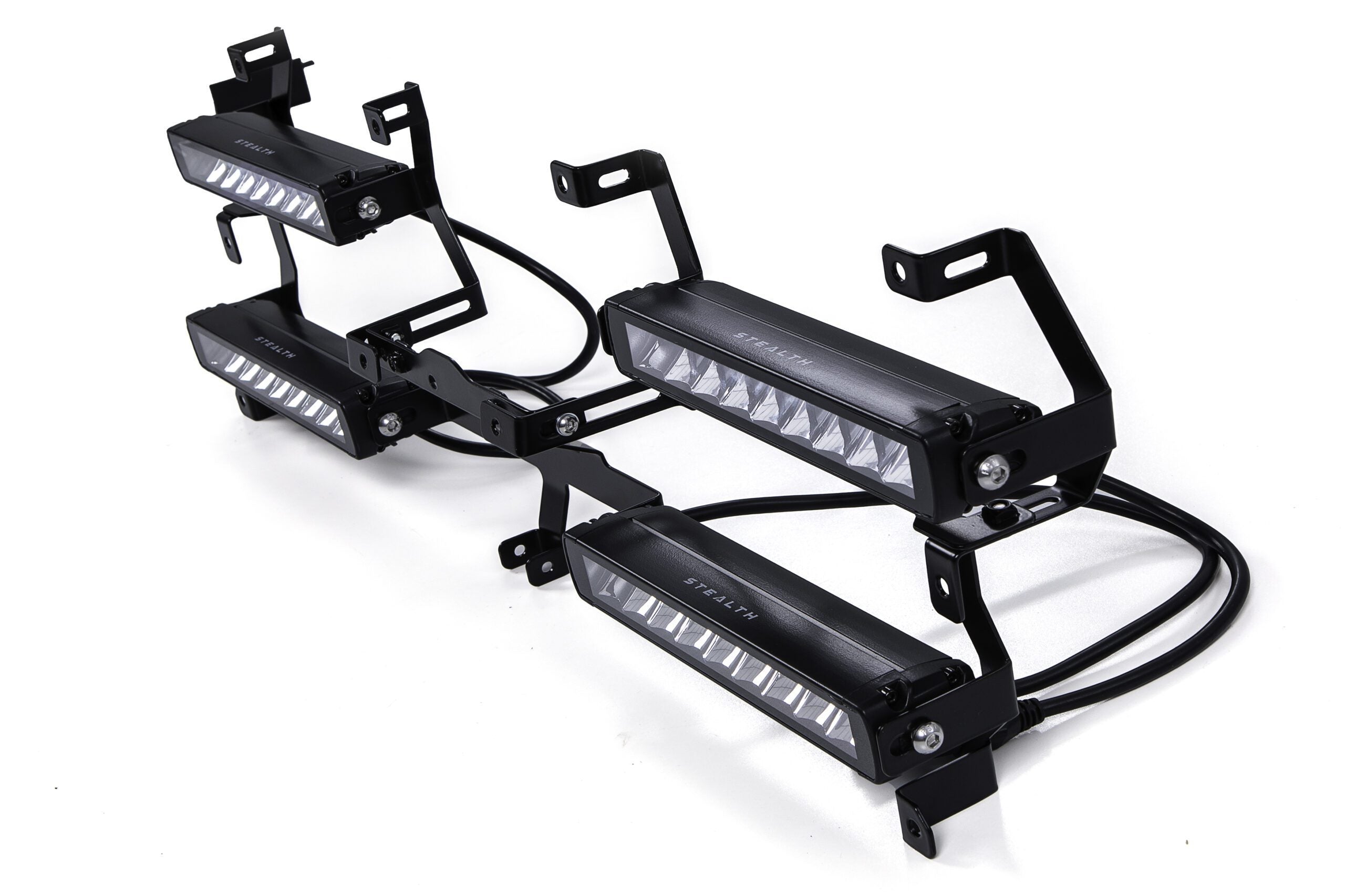 Stealth Ford Ranger T7 2015-2018 Quad 10" Luminous LED Integration Grille Kit - 15,120 Lumens