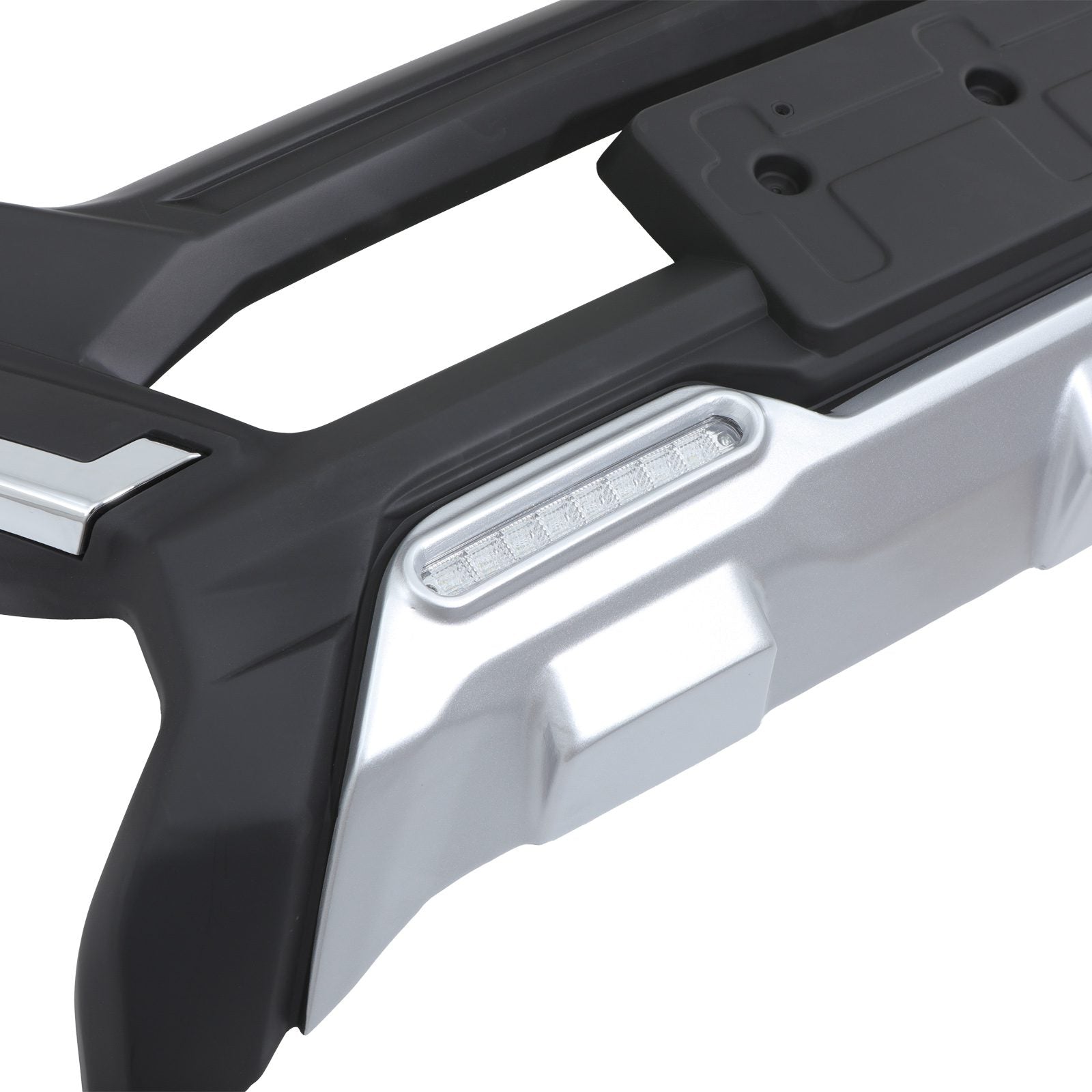 Toyota Hilux Invincible X MK8 18-21 Gloss Black LED Front Bumper A Bar