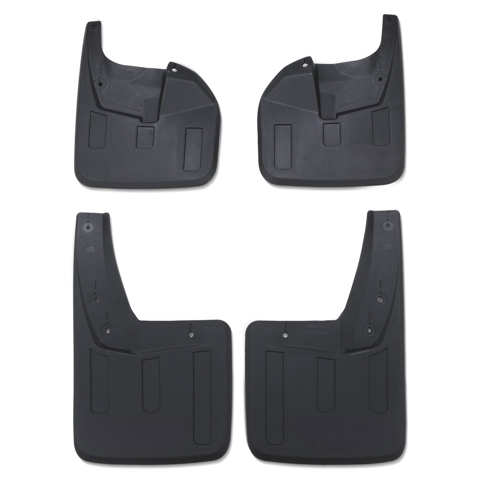 Toyota Hilux Revo MK8 15-21 TRD Style Black Mud Guard Flaps