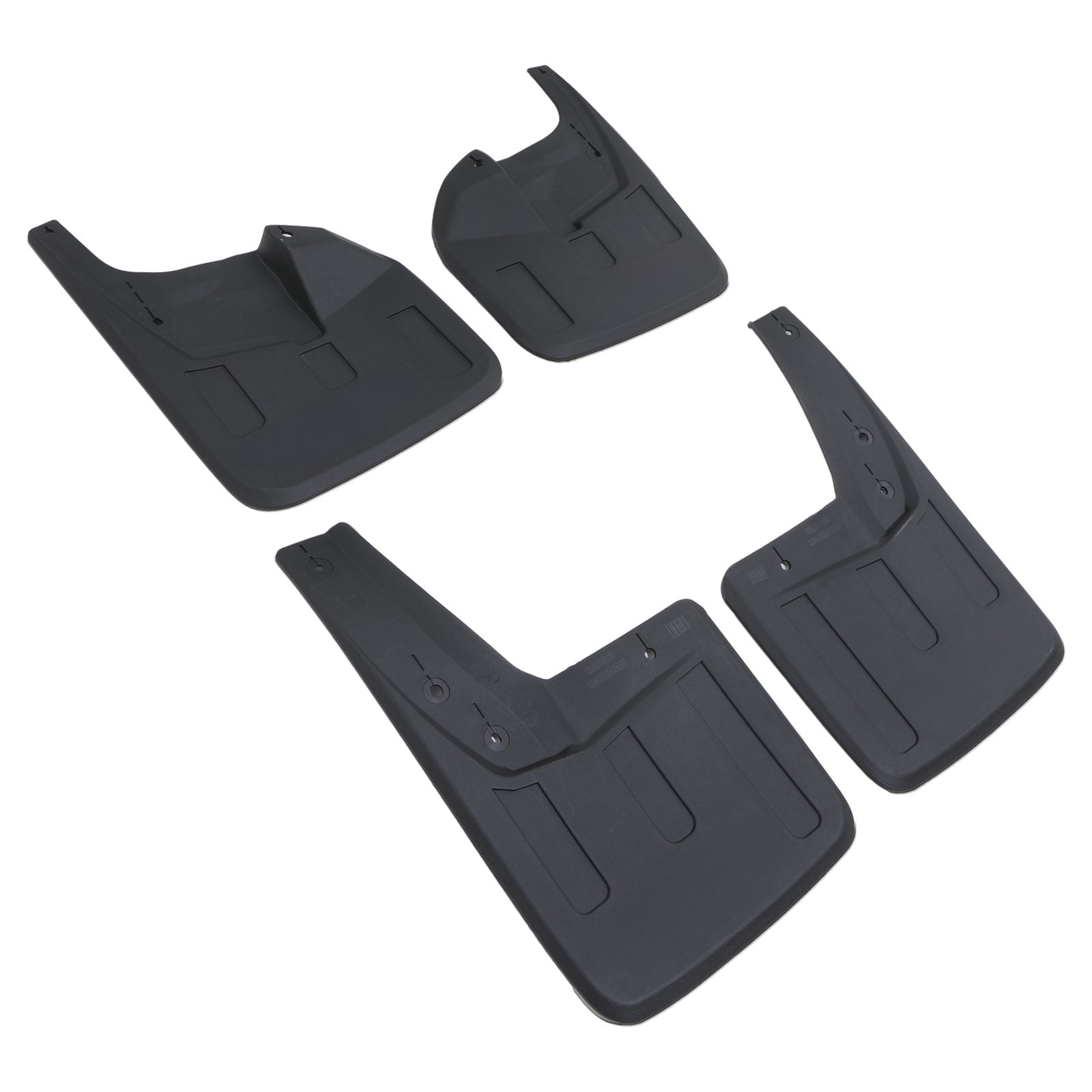 Toyota Hilux Revo MK8 15-21 TRD Style Black Mud Guard Flaps