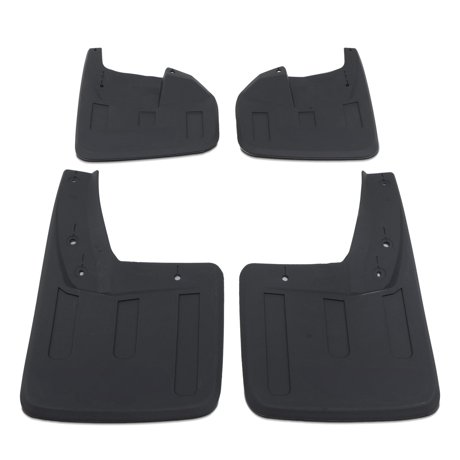 Toyota Hilux Revo MK8 15-21 TRD Style Black Mud Guard Flaps